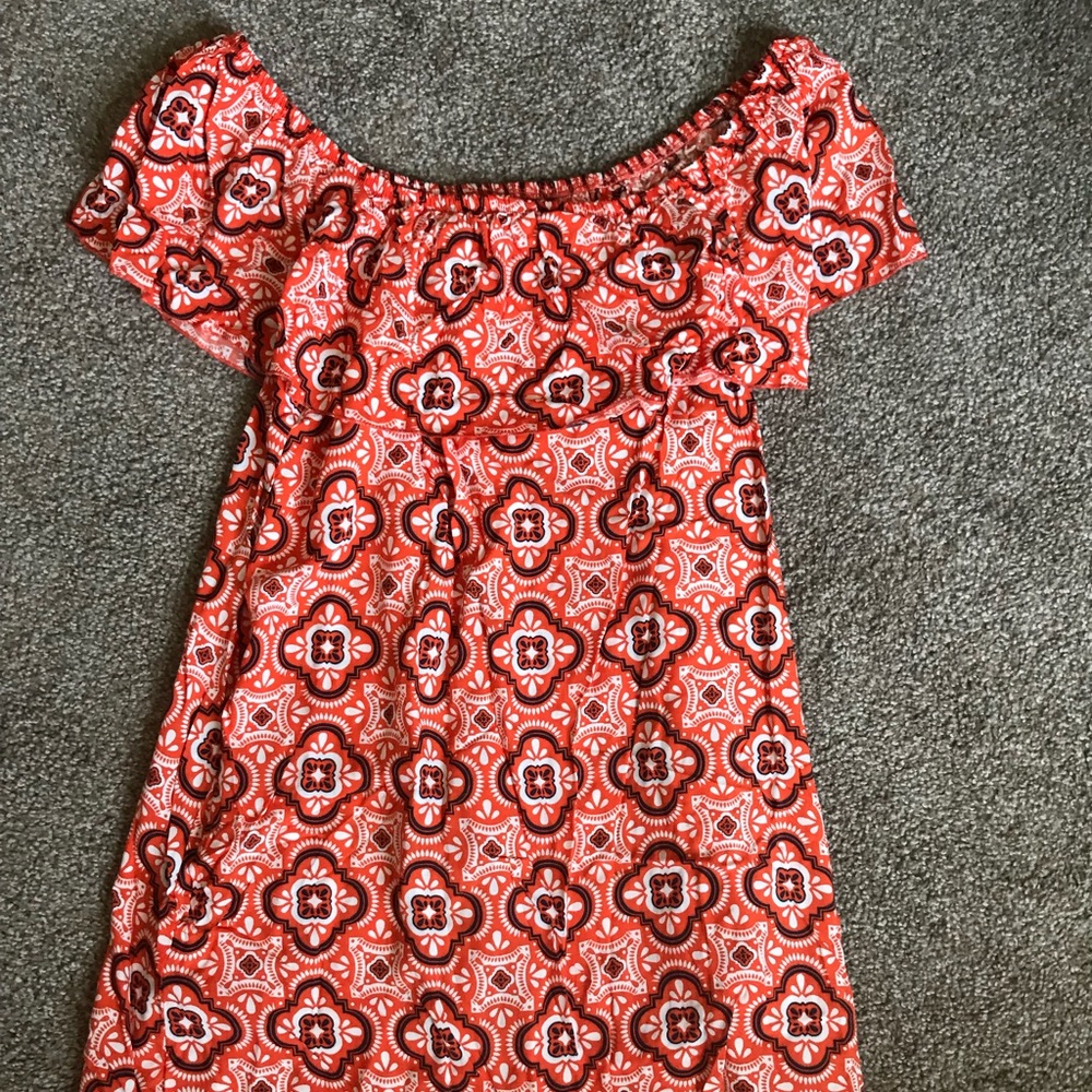 All for Color Hannah Ruffle Dress